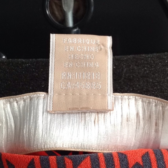 Michael Kors blue and Orange blouse - Picture 6 of 7